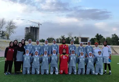 بازگشت اعضای تیم ملی فوتبال نوجوانان بانوان به تهران