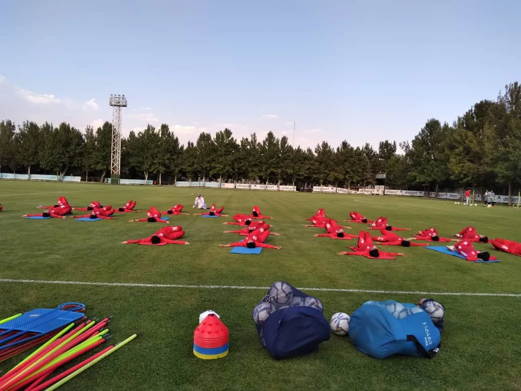 برگزاری تمرین تیم ملی فوتبال بانوان در مرکز ملی فوتبال