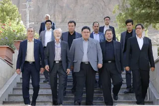 حضور هیئت رییسه سازمان لیگ فوتسال در گلزار شهدای کرمان