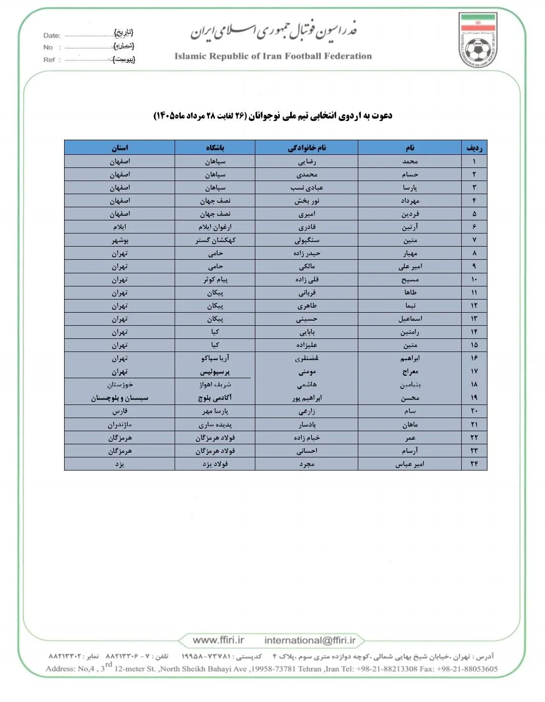 فهرست