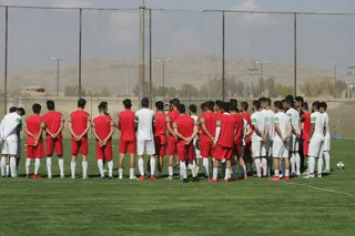 اردوی فوتبال جوانان در کمپ صفائیه اصفهان