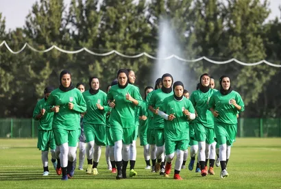 گزارش تصویری از تمرینات تیم ملی فوتبال بانوان
