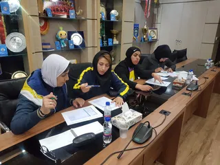 کلاس تئوری مربیگری فوتبال پایه با حضور مدرسان نروژی