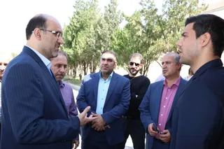 بازدید بازرس کل امور ورزش سازمان بازرسی و رییس فدراسیون فوتبال از مجموعه ورزشی آزادی
