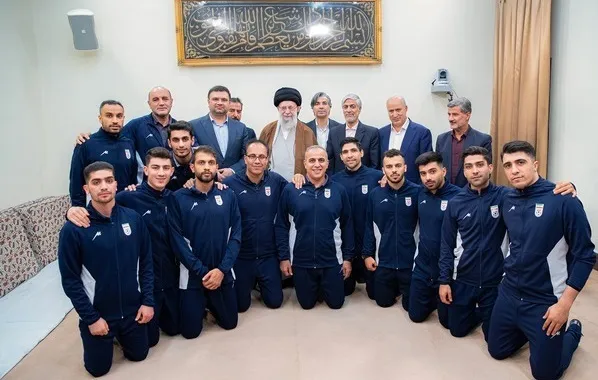 دیدار اعضای تیم ملی فوتسال ایران با رهبر انقلاب اسلامی