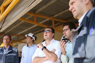 گزارش تصویری از حضور کادر فنی تیم ملی فوتبال از مجتمع گل گهر سیرجان