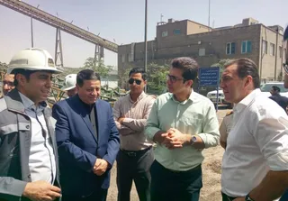 گزارش تصویری از حضور کادر فنی تیم ملی فوتبال از مجتمع گل گهر سیرجان