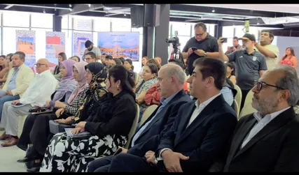 حضور مهدی تاج رئیس فدراسیون فوتبال ایران در رویداد هفته فرهنگ ایران در تیخوانا مکزیک به همراه پسندیده سفیر ایران در مکزیک