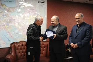 دیدار رئیس فدراسیون و کادر فنی تیم ملی فوتبال با وزیر ورزش و جوانان