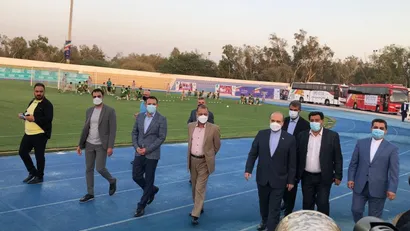 دیدار سلطانی فر با بازیکنان تیم ملی فوتبال