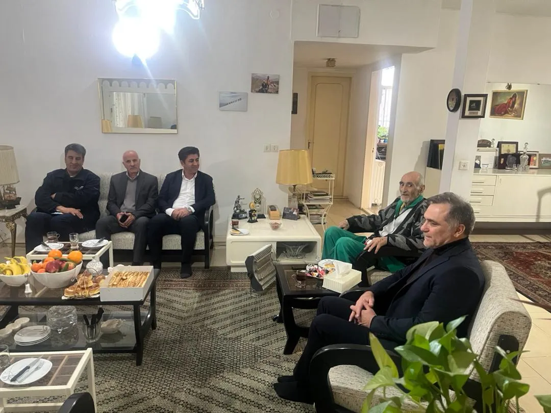 عیادت مدیران فدراسیون از پیشکسوت ارزنده داوری