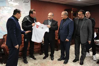 دیدار رئیس فدراسیون و کادر فنی تیم ملی فوتبال با وزیر ورزش و جوانان