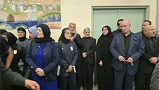تیم ملی فوتبال بانوان وارد مرز بازرگان شد