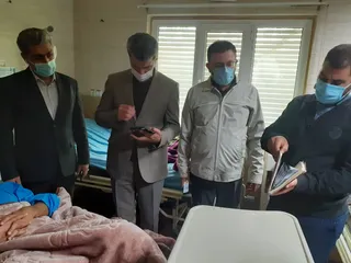 عیادت سراجی از مصدومان نوشهر