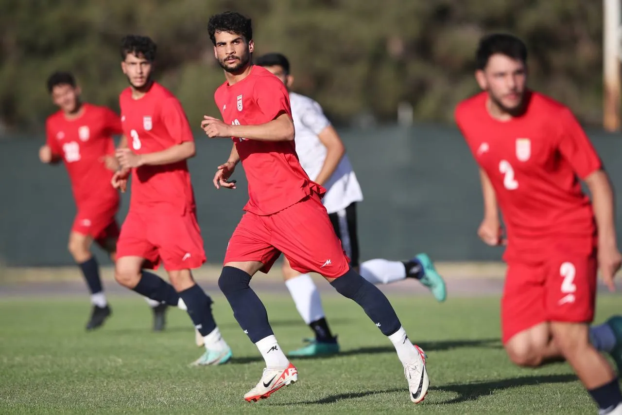 پایان اردوی تیم ملی جوانان با پیروزی پرگل