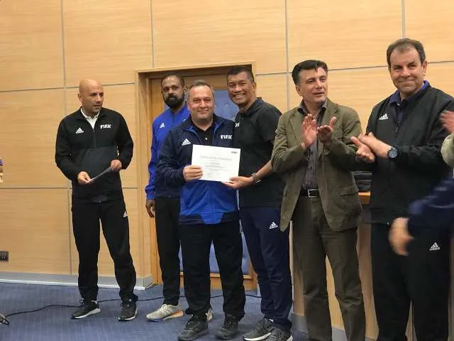 برگزاری مراسم اختتامیه کلاس داوری MA FIFA