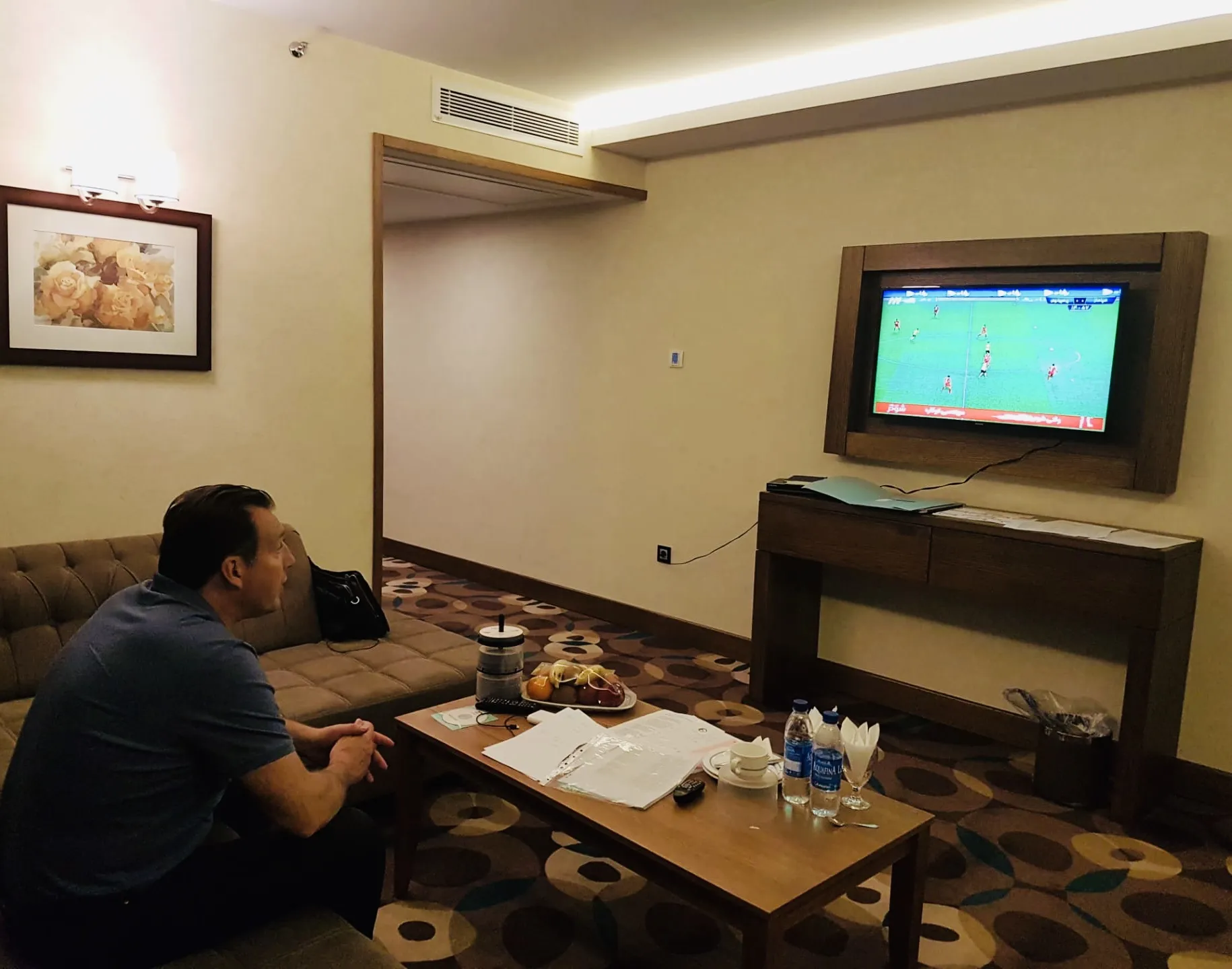 ویلموتس،تماشاگر دیدار سپاهان و پرسپولیس+عکس