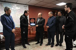 دیدار رئیس فدراسیون و کادر فنی تیم ملی فوتبال با وزیر ورزش و جوانان