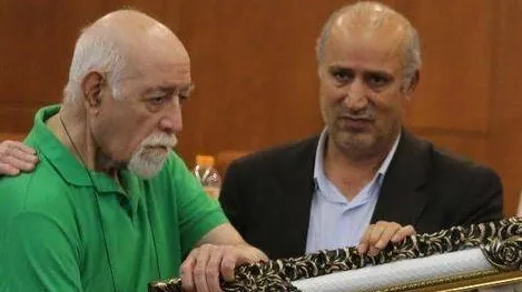 عیادت رئیس فدراسیون از پیشکسوت ارزنده فوتبال و رسانه های ورزشی
