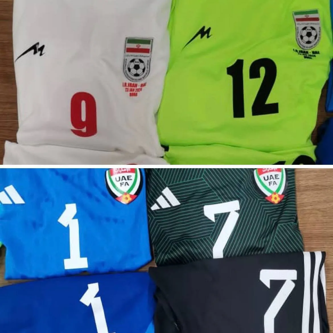 ایران با پیراهن اصلی رودروی امارات