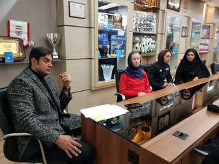 دیدار مسئول توسعه فوتبال با مدرسین نروژی