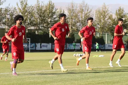 زنده از تمرین امروز عصر تیم امید