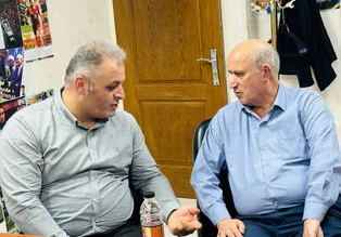 دیدار روسای فدراسیون فوتبال و وزنه‌برداری