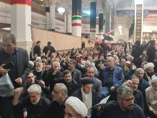 حضور وزیر ورزش و جوانان و رئیس فدراسیون در مراسم بزرگداشت رهبر شهید انقلاب 