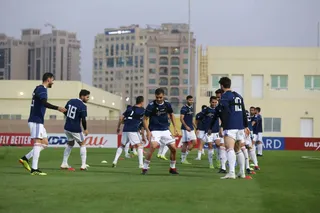 تمرینات تیم ملی فوتبال