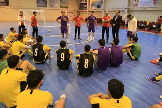 تمرین فوتسال