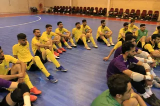 تمرین فوتسال