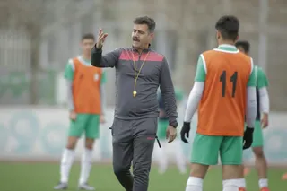 تمرین تیم ملی فوتبال جوانان در مرکز ملی فوتبال