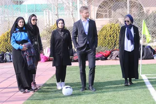 حضور سفیر نروژ در مرکز ملی فوتبال
