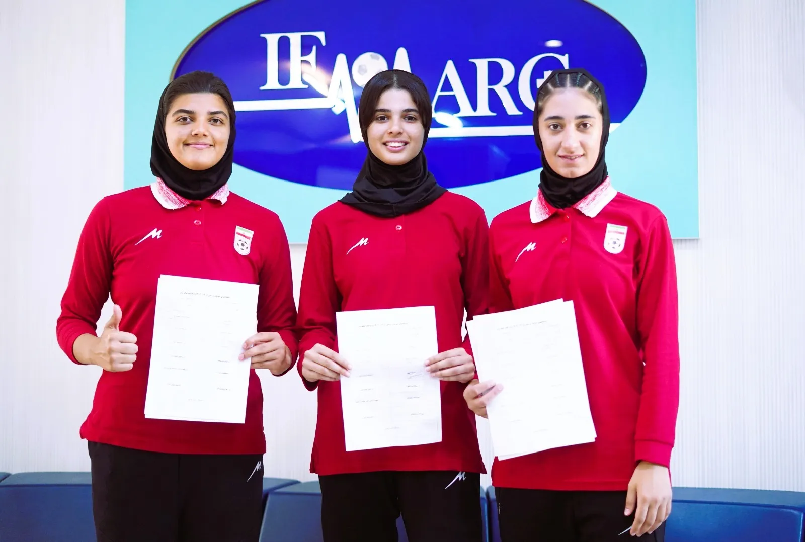 انجام تست پزشکی تیم ملی دختران زیر ۲۰ سال در ایفمارک