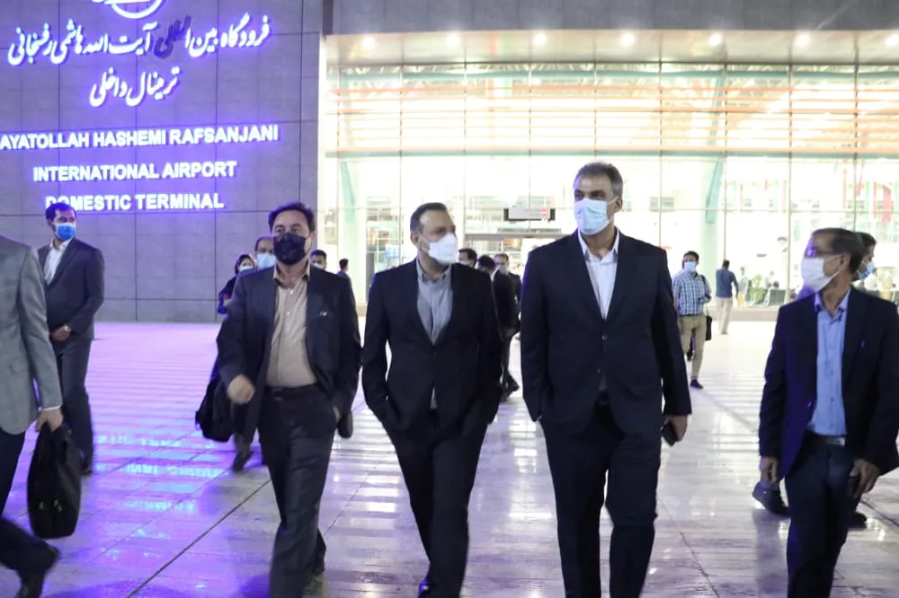 رئیس فدراسیون فوتبال وارد کرمان شد