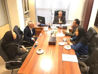 دیدار نایب رئیسان اول فدراسیون فوتبال ایران و بلاروس