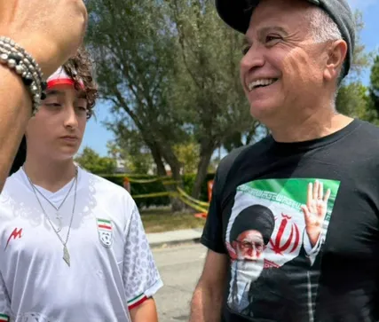 یاد رهبر شهید در بازی ایران با نیوزیلند زنده شد