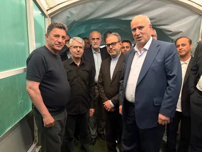 گزارش تصویری/ حمایت همه جانبه از تیم ملی ادامه دارد