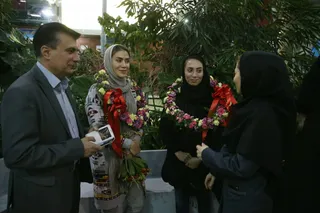 استقبال از ناظمی و فتحی