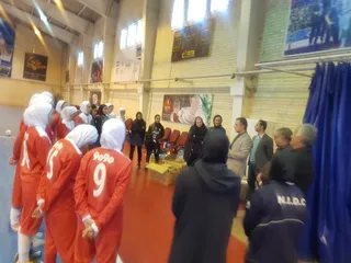 حضور مسئولین فوتسال در تمرین تیم ملی فوتسال بانوان