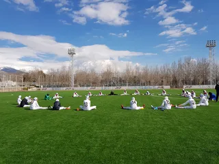 گزارش تصویری تمرین دختران نوجوان