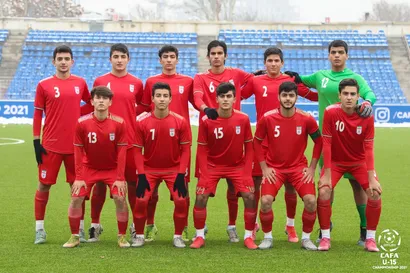 دیدار تیم زیر ۱۵ سال ایران و ازبکستان