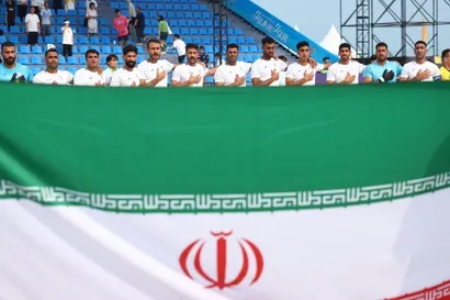 اولین گام محکم ساحلی بازان در سانیا / ایران 5 - 2 امارات