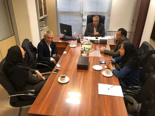 دیدار نایب رئیسان اول فدراسیون فوتبال ایران و بلاروس