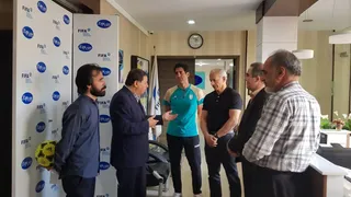 گزارش تصویری بازدید بازیکن سابق تیم ملی فوتبال از مرکز ملی فوتبال