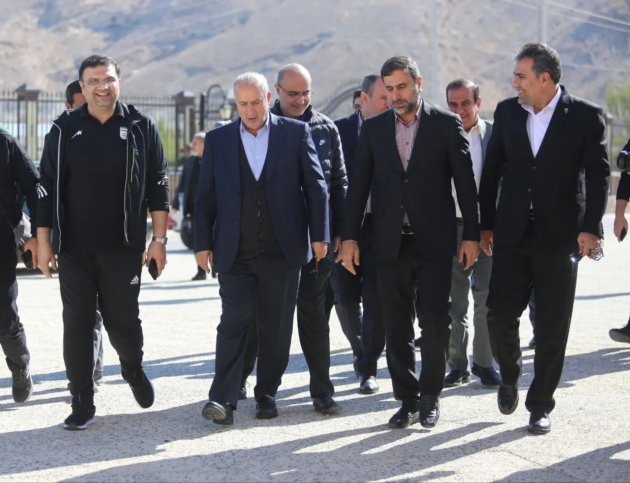 رئیس فدراسیون فوتبال وارد شهرستان لار شد