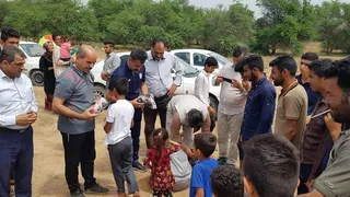 حضور پور موسوی در مناطق سیل زده
