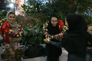 استقبال از ناظمی و فتحی