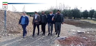 عزیزی خادم در مرکز ملی فوتبال