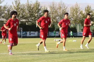 زنده از تمرین امروز عصر تیم امید